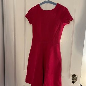 Hobbs Ribbed pink dress